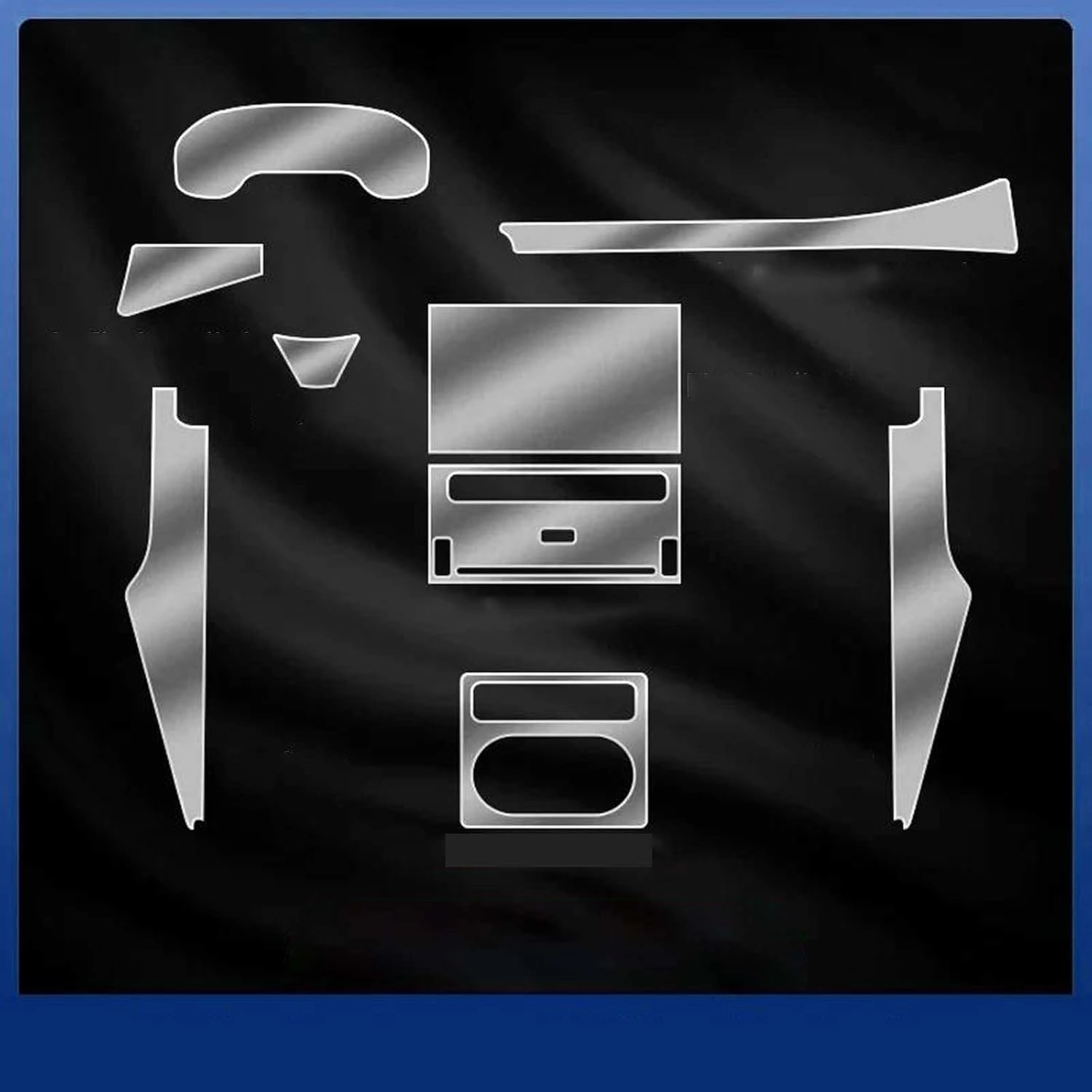 Car Interior Center Console Air Gear Navigation Door Windows Lifting Panel TPU Transparent Film, for Toyota Avalon 2022