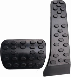 Car Pedal, Accelerator Pedal Covers,Compatible for Mercedes Benz Brabus AMG W212 W205 W463 W221 Accelerator Non Slip Pad Braking Pedal Accelerator Pad(Black)