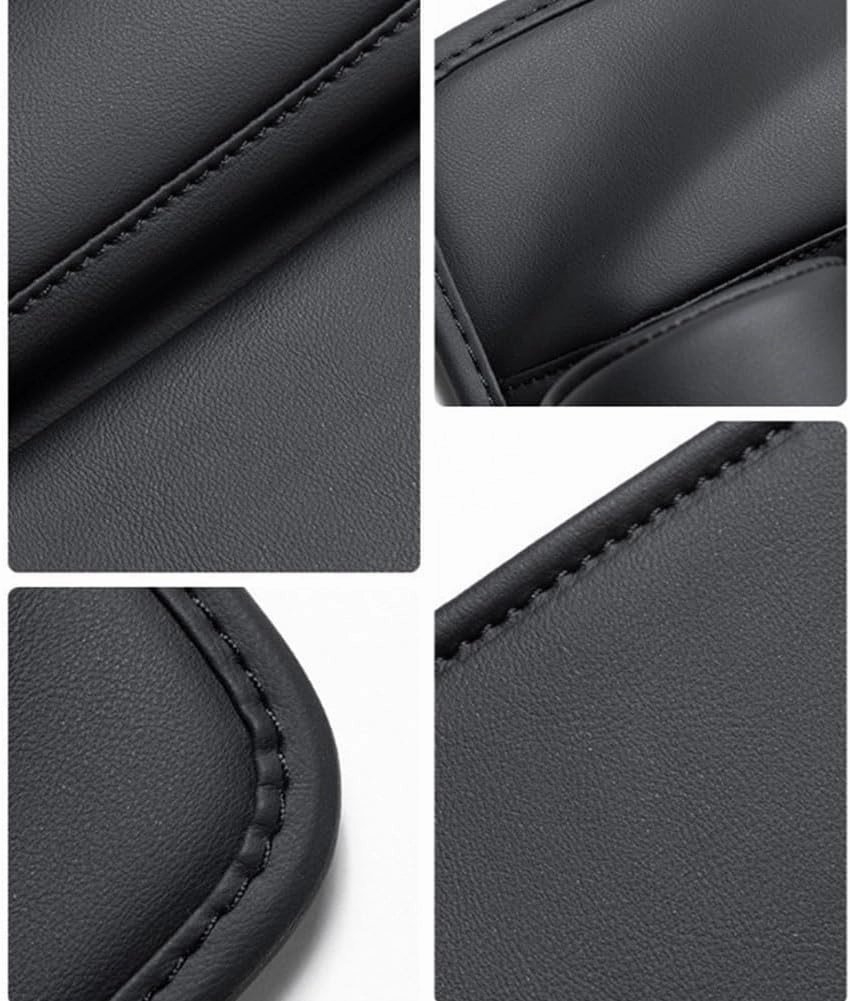 Car Seat Gap Filler Organizer for Mini Cooper 2014-2018 2-Door, Leather Cup Holder Crevice Bag Front Seats Center Console Side Storage Box for Cards Keys,D