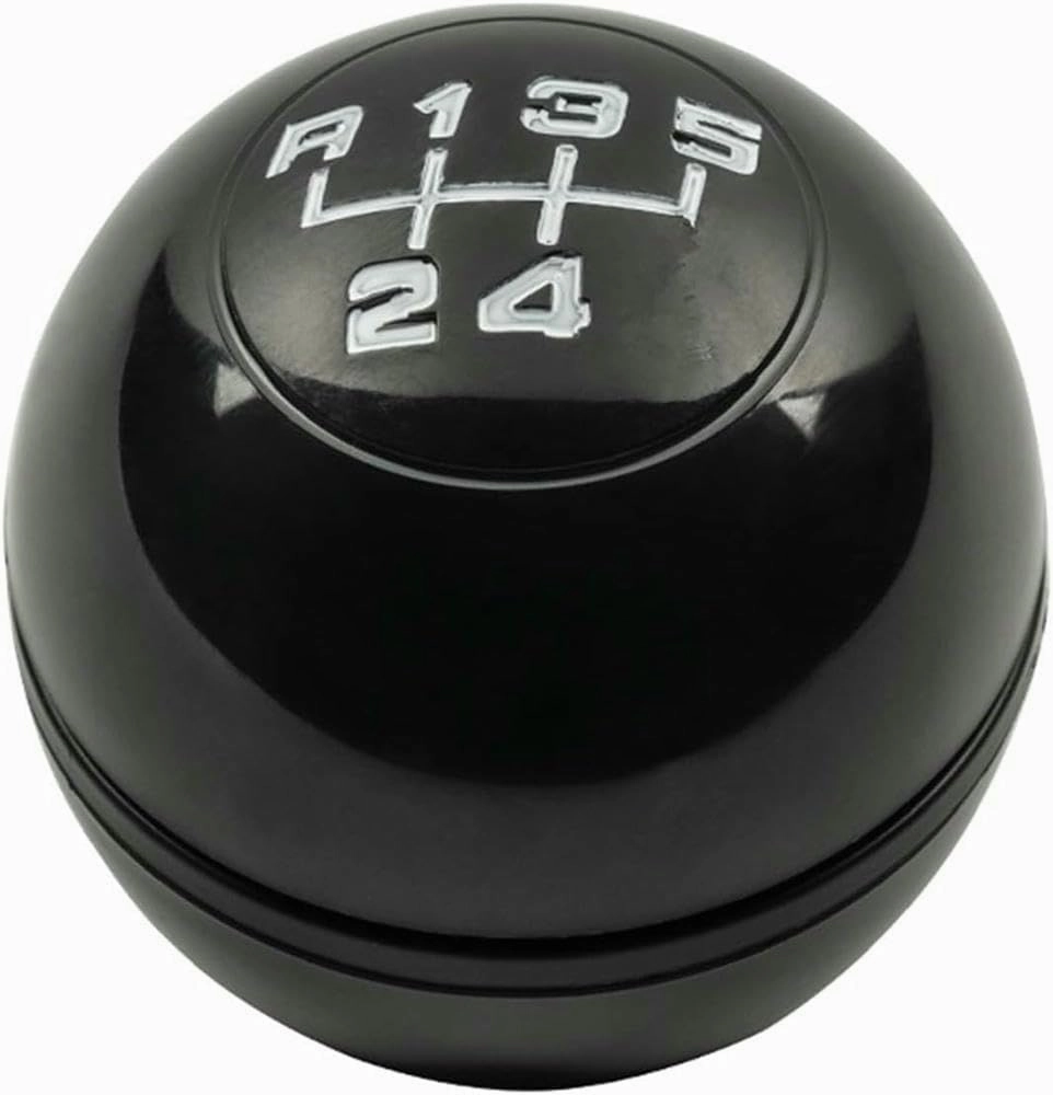 Car Shift Knob 5/6 for Speed Gear Shift Knob Lever Shifter Stick Head Handball Cap Cover for Alfa for Romeo for Giulietta 20102018 Car Styling Accessories(5 Speed Black)