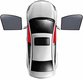 Car Side Window Sunshades for MAXUS T70 2019-2024,Automotive Window Tint Shades,Quick Install,Block UV and Protect Privacy,Front 2PCS