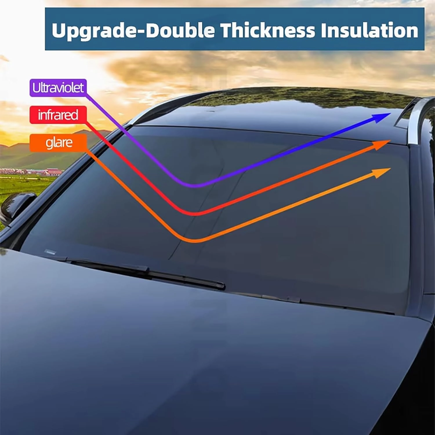 Car Side Window Sunshades for MAXUS T70 2019-2024,Automotive Window Tint Shades,Quick Install,Block UV and Protect Privacy,Front 2PCS