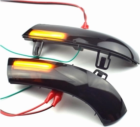 Car Turn Signal Lights Water Blink Dynamic Flowing Side Mirror LED Turn Signal Light For VW For Passat B5.5 B6 R36 R32 For Jetta MK5 Turn Signal Light