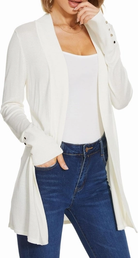 Cardigan Sweaters for Women Dressy Casual Open Front Long Sleeve Lightweight Cardigans for Spring Early Fall