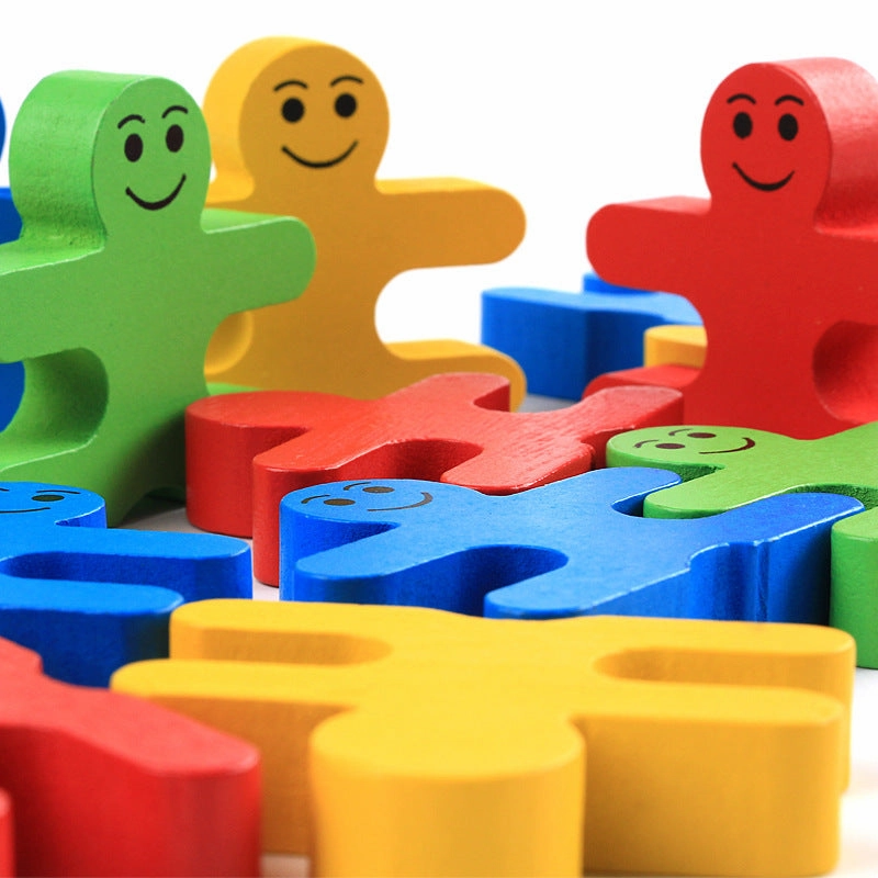 Cartoon Educational Wooden Early Education Toys