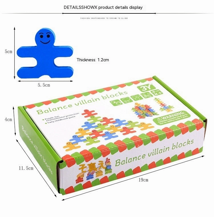 Cartoon Educational Wooden Early Education Toys