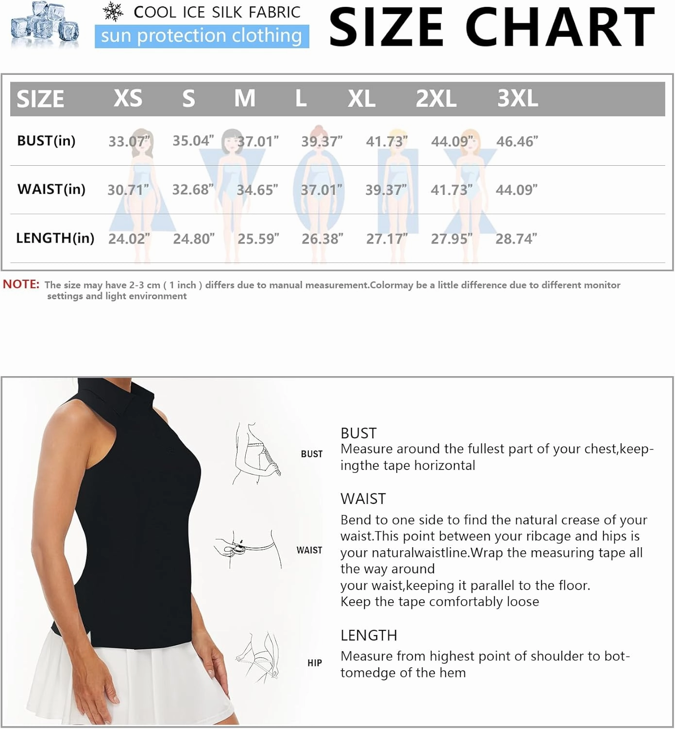 Casei Women's Sleeveless Golf Polo Shirts UPF 50  Quick Dry Collared Polo Shirts Athletic Tank Tops Shirts