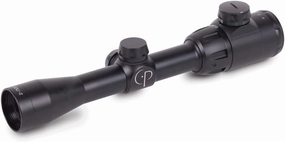CenterPoint LR273RG2 2-7x32mm Rifle Scope with Illuminated T.A.G. Reticle and Picatinny Rings,black