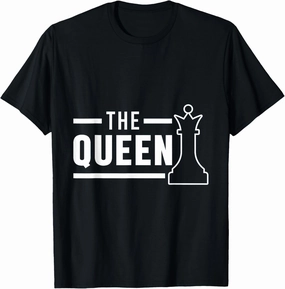 Chess Figure Lady Chess Board Chess Mat Chess Player T-Shirt