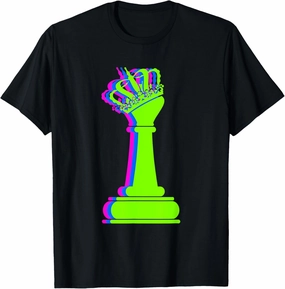Chess Figure Lady Chess Mat Chess Board Chess Player T-Shirt