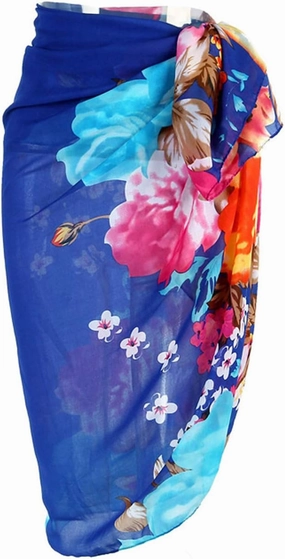 CHIC DIARY Women Swimwear Chiffon Pareo Beach Cover Up Bikini Sarong Swimsuit Wrap Skirts