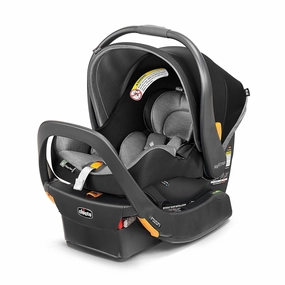 Chicco KeyFit® Max ClearTex® Infant Car Seat and Base, Rear-Facing Seat for Infants 4-30 lbs., Infant Head and Body Support, Compatible with Chicco Strollers, Baby Travel Gear | Legend/Black