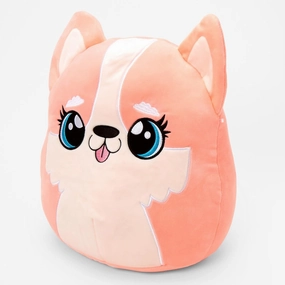 Claire's Exclusive Squishmallow 12 Inch Pale Orange Corgi Dog Stuffed Animal Toy