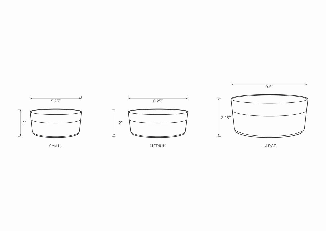 Classic Dog Grey Pet Bowl