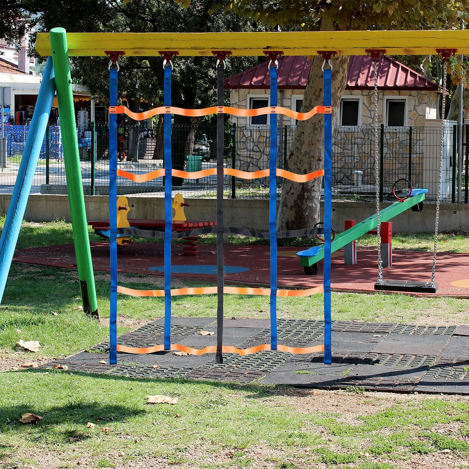 Climbing Net for Kids Outdoor, Climbing Cargo Net, Playground Accessories, Kids Climbing Net Swing Set for Jungle Gyms Playground Obstacle Course Training for Outdoor