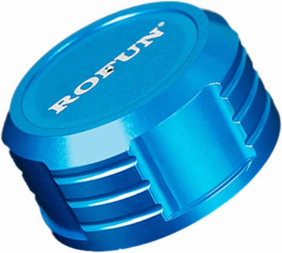 CNC Metal Fuel Tank Cap Fit for 1/5 HPI ROFUN BAHA King Motor ROVAN BAJA 5B 5T 5SC Rc Car Parts (Blue)