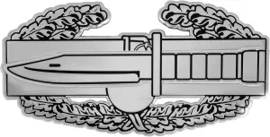 Combat Action Badge (CAB) Officially Licensed Car Emblem