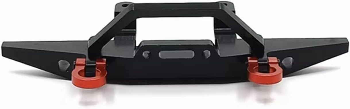 Compatible with MN D90 D91 D96 for MN98 99S 1/12 RC Car Parts Metal Upgrade Modification Front Bumper Accessories Rc Car Bull Bars(Black)