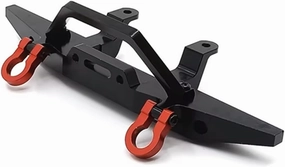 Compatible with MN D90 D91 D96 for MN98 99S 1/12 RC Car Parts Metal Upgrade Modification Front Bumper Accessories Rc Car Bull Bars(Black)