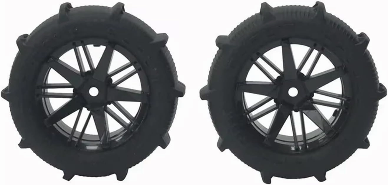 Compatible with Wltoys 144001 124019 12428 104001 for Haiboxing 16889 for SG1601 RC Car Upgrade Parts 80mm Snow Sand Tires Tyre Wheel RC Wheel Tires(2Pcs)