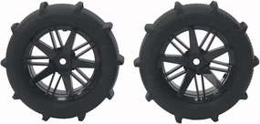 Compatible with Wltoys 144001 124019 12428 104001 for Haiboxing 16889 for SG1601 RC Car Upgrade Parts 80mm Snow Sand Tires Tyre Wheel RC Wheel Tires(2Pcs)