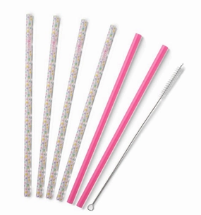 CONFETTI REUSABLE STRAW SET