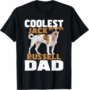 Coolest Jack Russell Dad - Father's Day Dog Lover Puppy T-Shirt