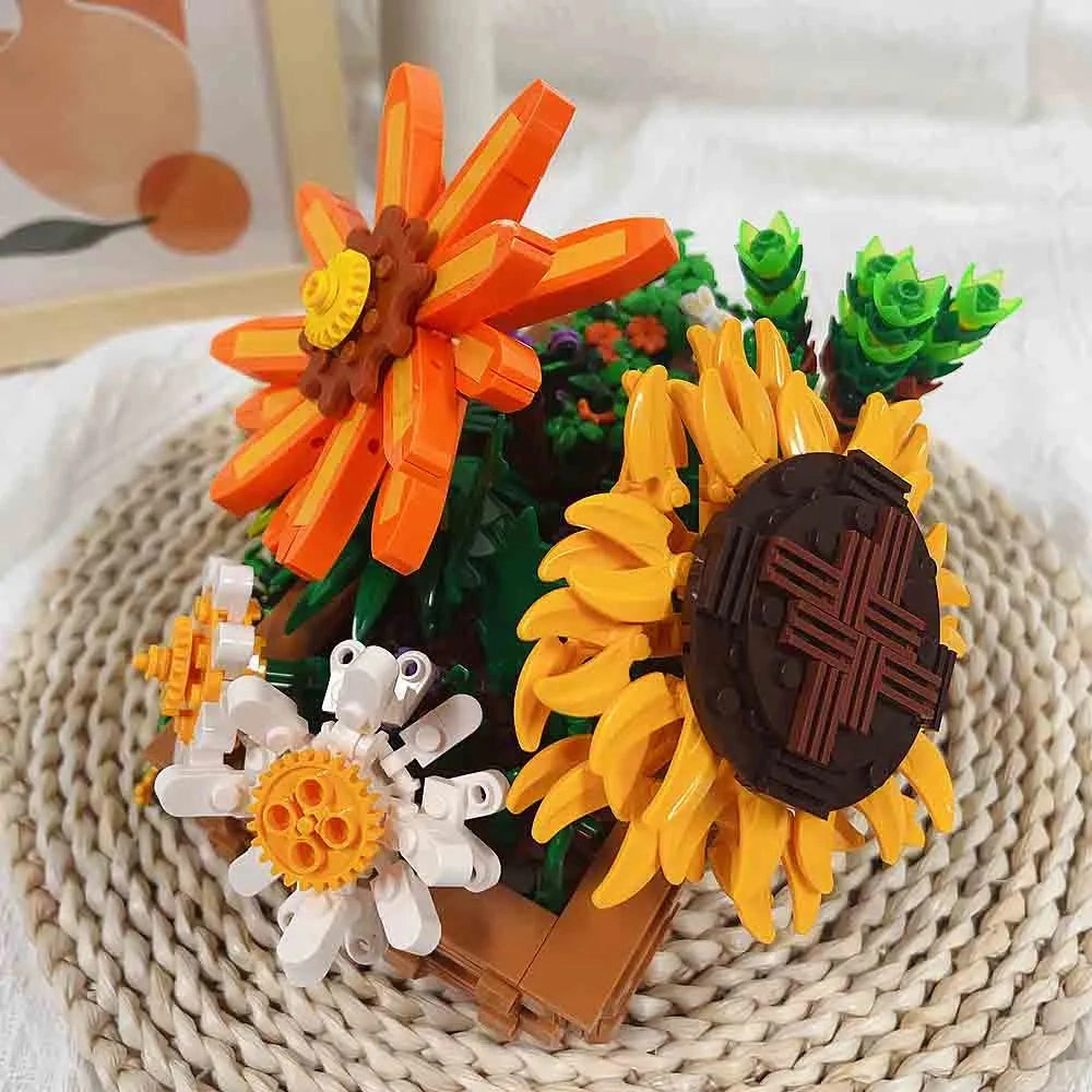 Creator Expert MOC Creeper Plant Potted Bricks Toy