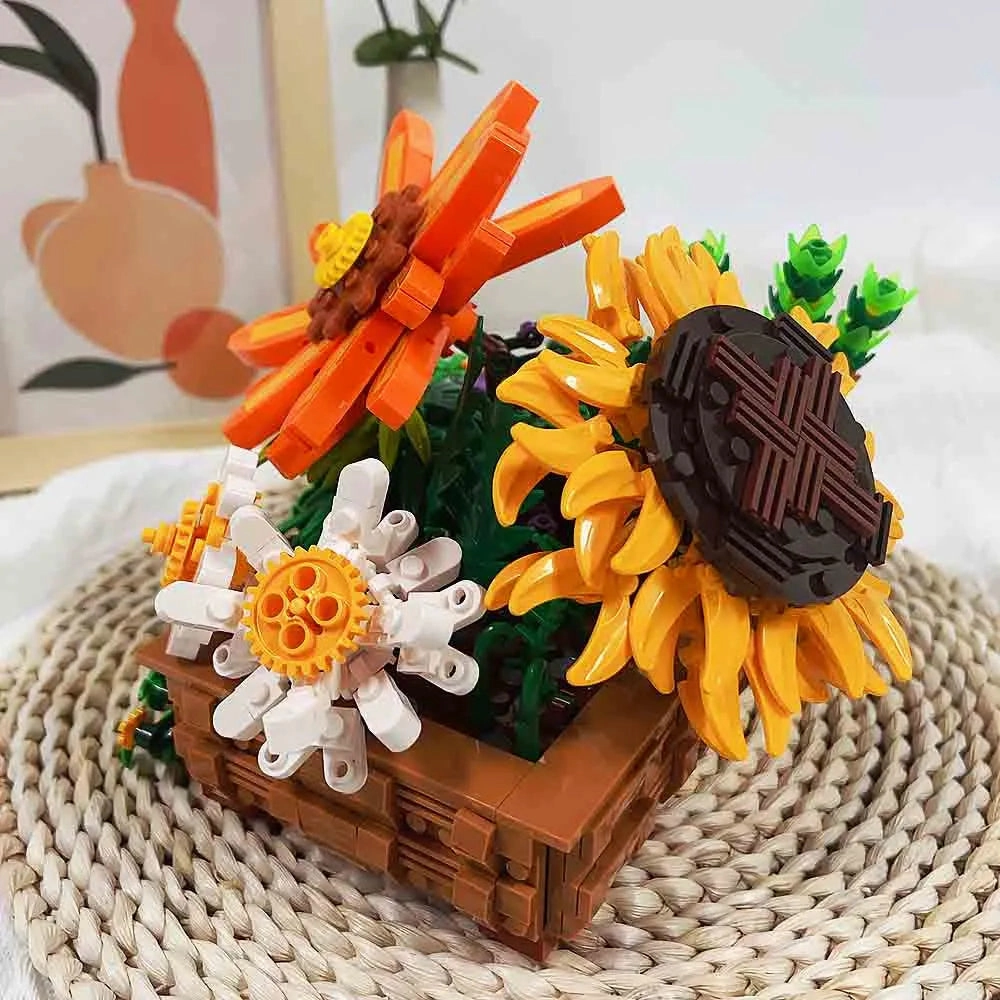 Creator Expert MOC Creeper Plant Potted Bricks Toy