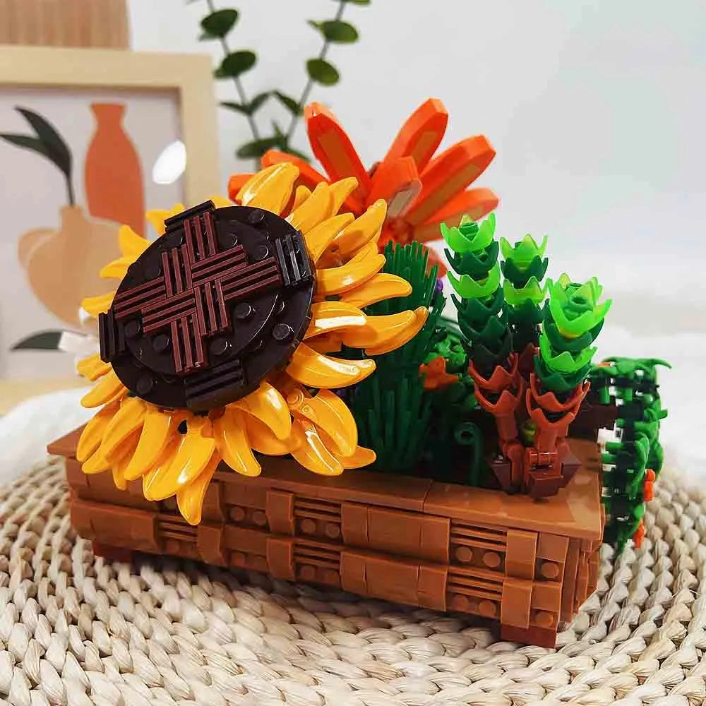 Creator Expert MOC Creeper Plant Potted Bricks Toy