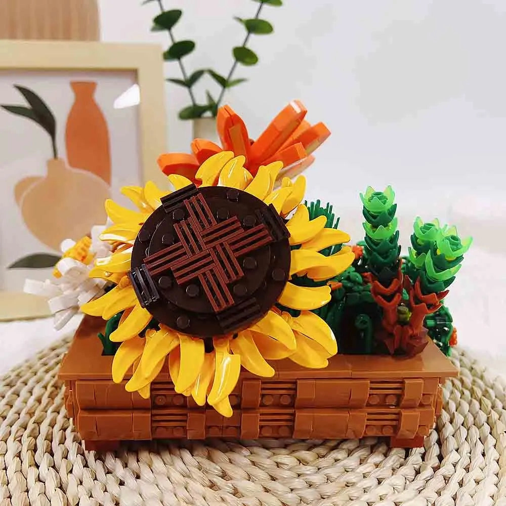 Creator Expert MOC Creeper Plant Potted Bricks Toy