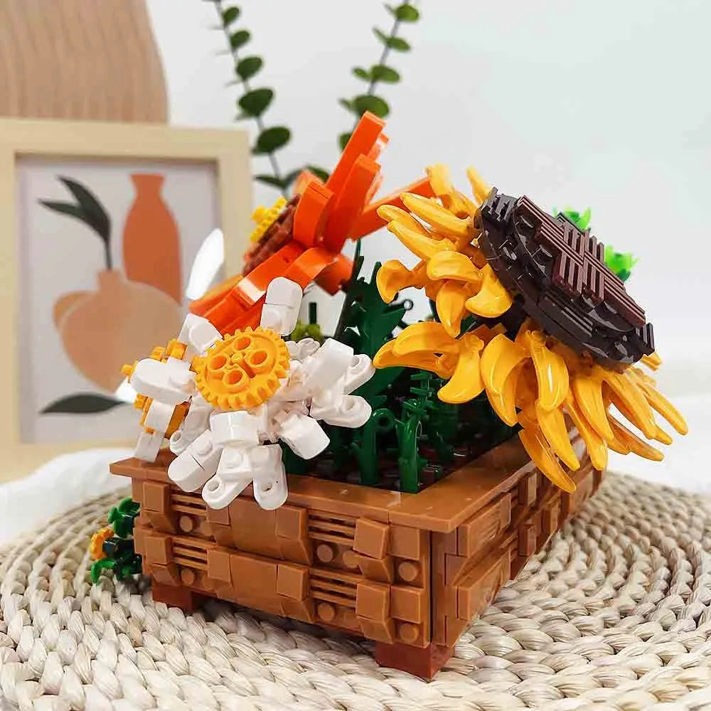 Creator Expert MOC Creeper Plant Potted Bricks Toy