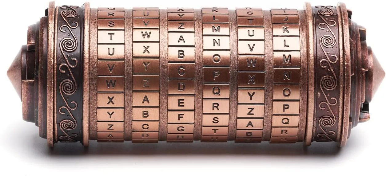 Cryptex Da Vinci Code Money Puzzle Box for Cash Gift Puzzle Boxes with Hidden Compartments Valentine's Day Gift for Boy Birthday Gifts for Her Gifts for Girlfriend Gifts for Men Gift for Mom