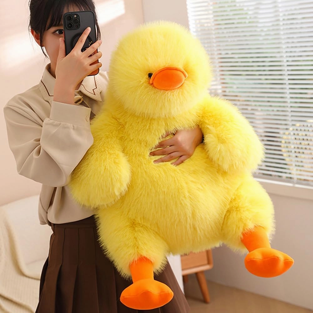 Cute Duck Plush Squishy Soft Stuffed Duck Plushie Pillow Doll Chubby Duck Stuffed Animals Pillow Giant Duck Plush Hugging Pillow Funny Duck Animals Throw Pillow Gift for Boys Girls