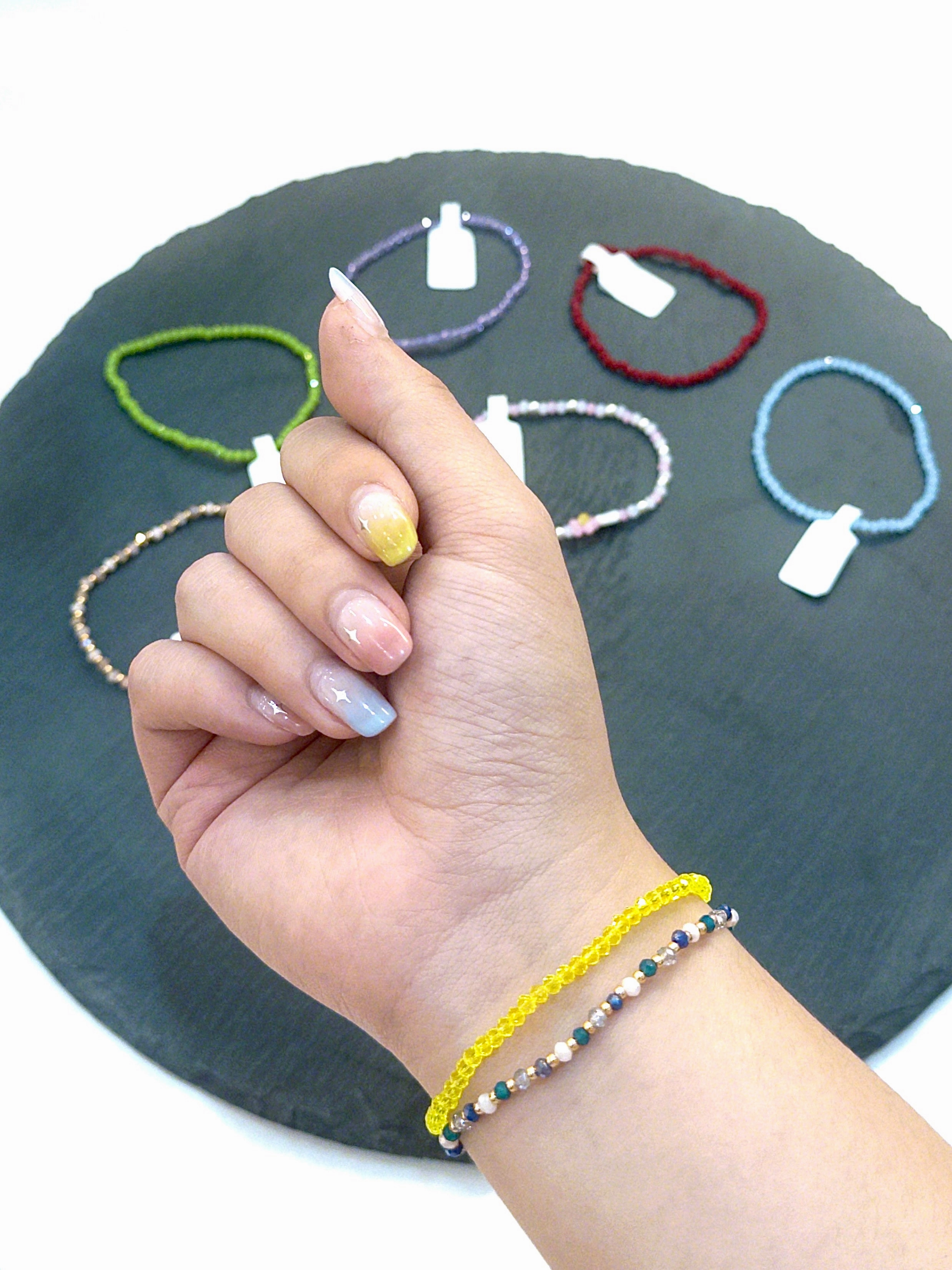 Cute Single Color Beaded Bracelet