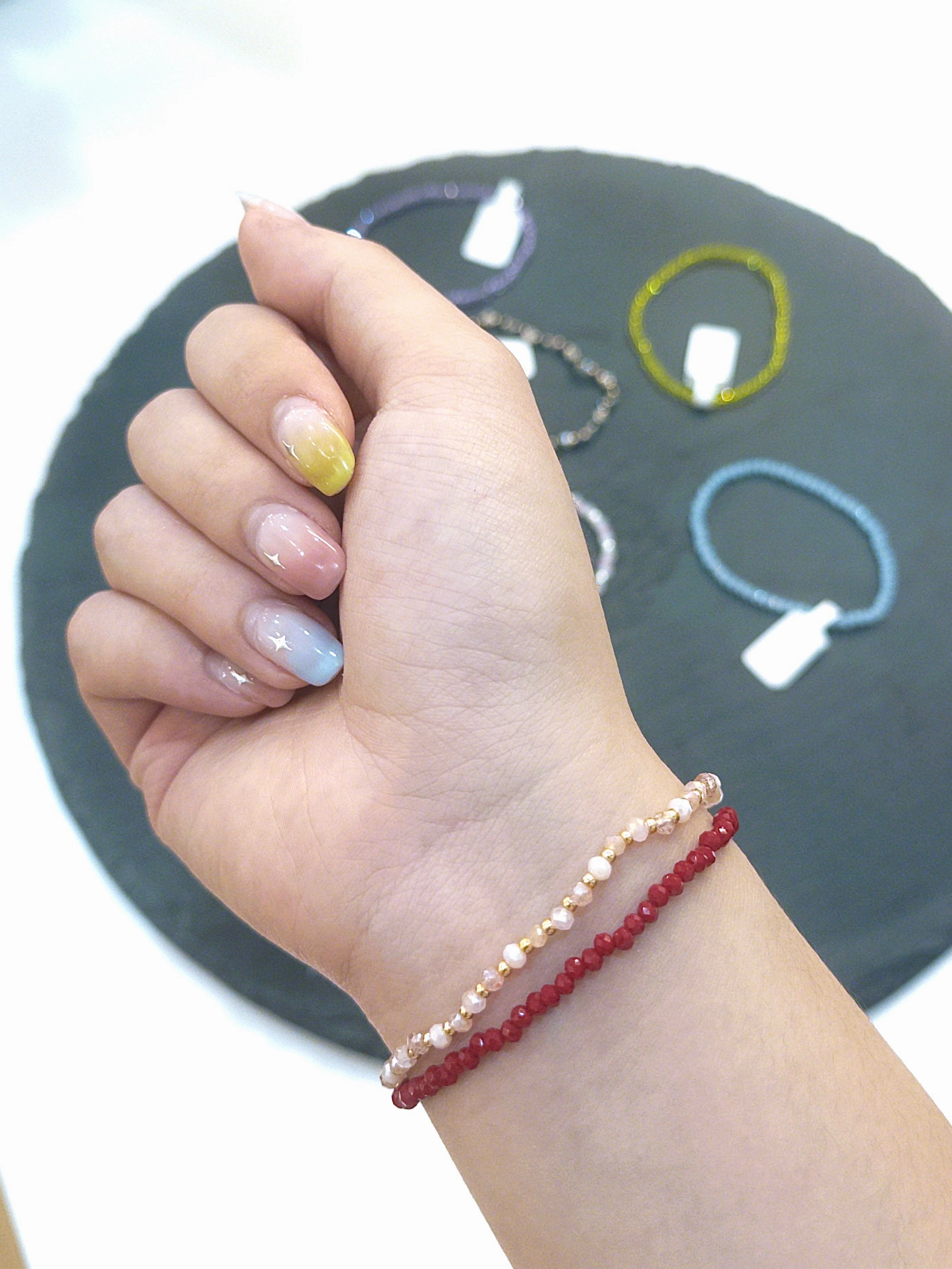 Cute Single Color Beaded Bracelet