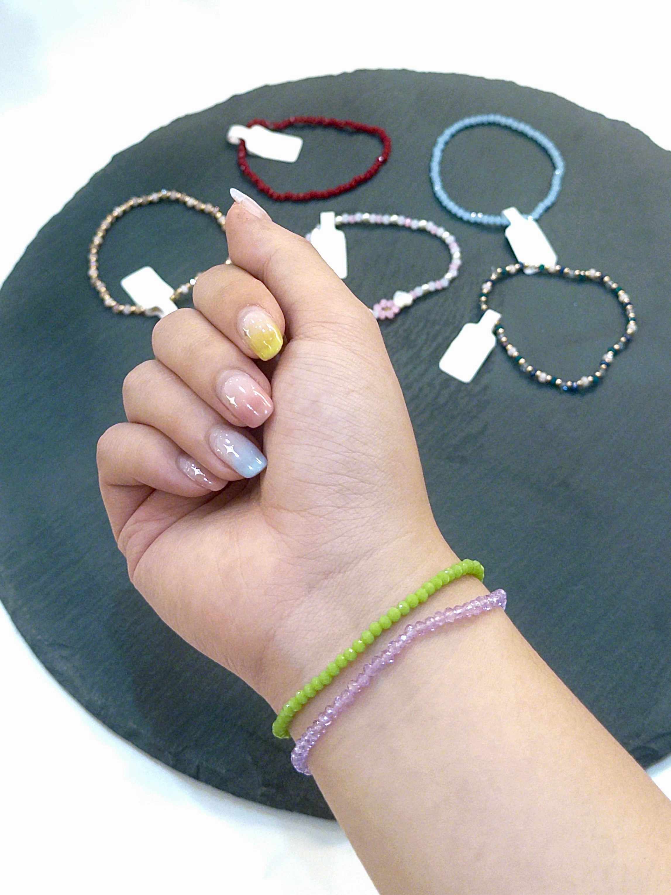 Cute Single Color Beaded Bracelet