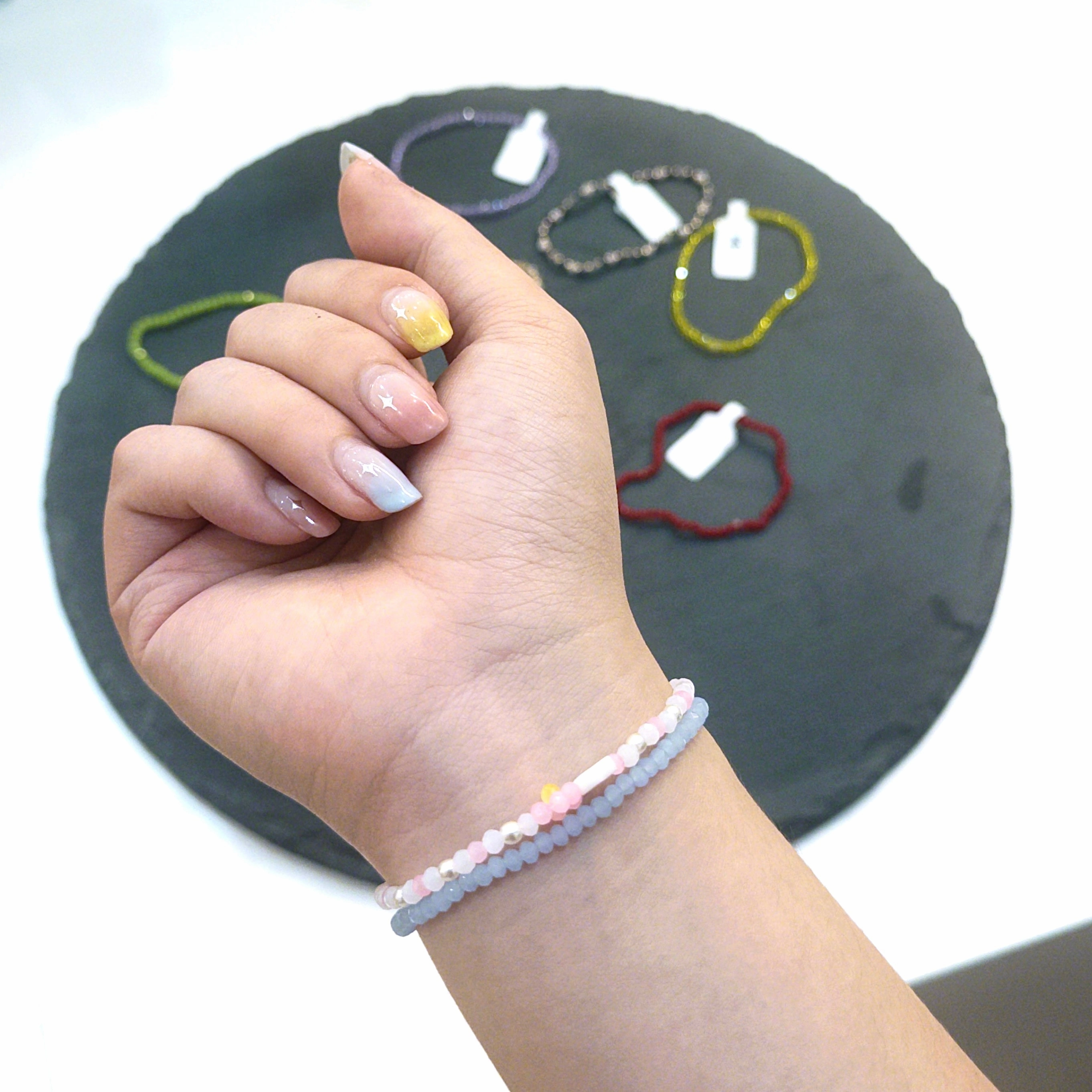 Cute Single Color Beaded Bracelet