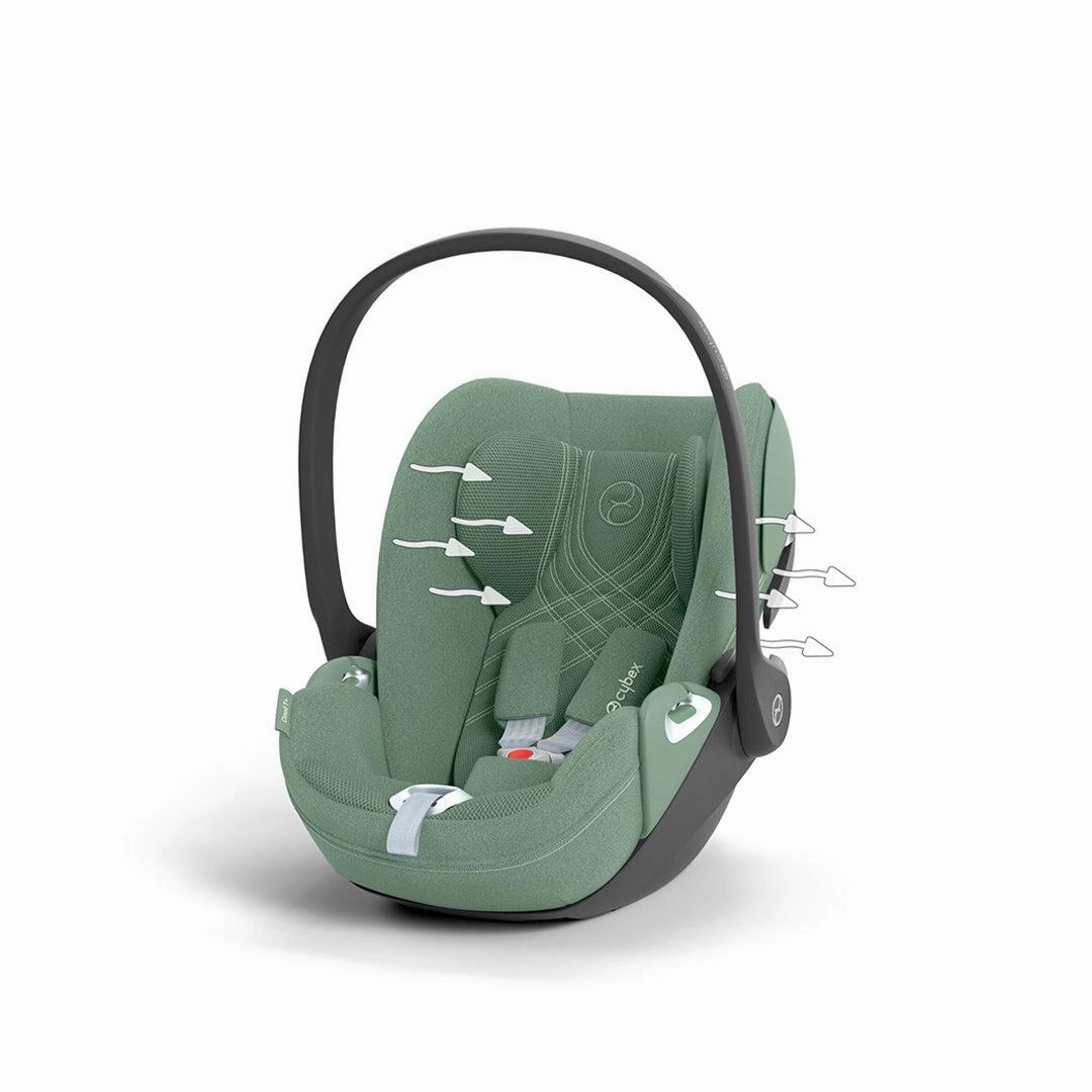 CYBEX Cloud T i-Size Plus Car Seat - Leaf Green
