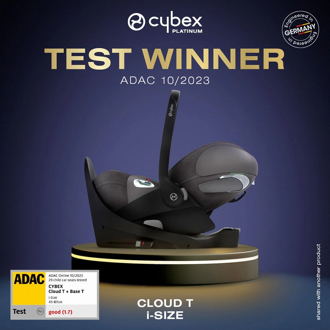 CYBEX Cloud T i-Size Plus Car Seat - Leaf Green