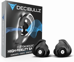 Decibullz Moldable Ear Plugs for Concerts, High Fidelity Hearing Protection for Noise Reduction & Sensitivity, Noise Cancelling Earplugs Perfect for Musicians, Recording Artists, Festivals