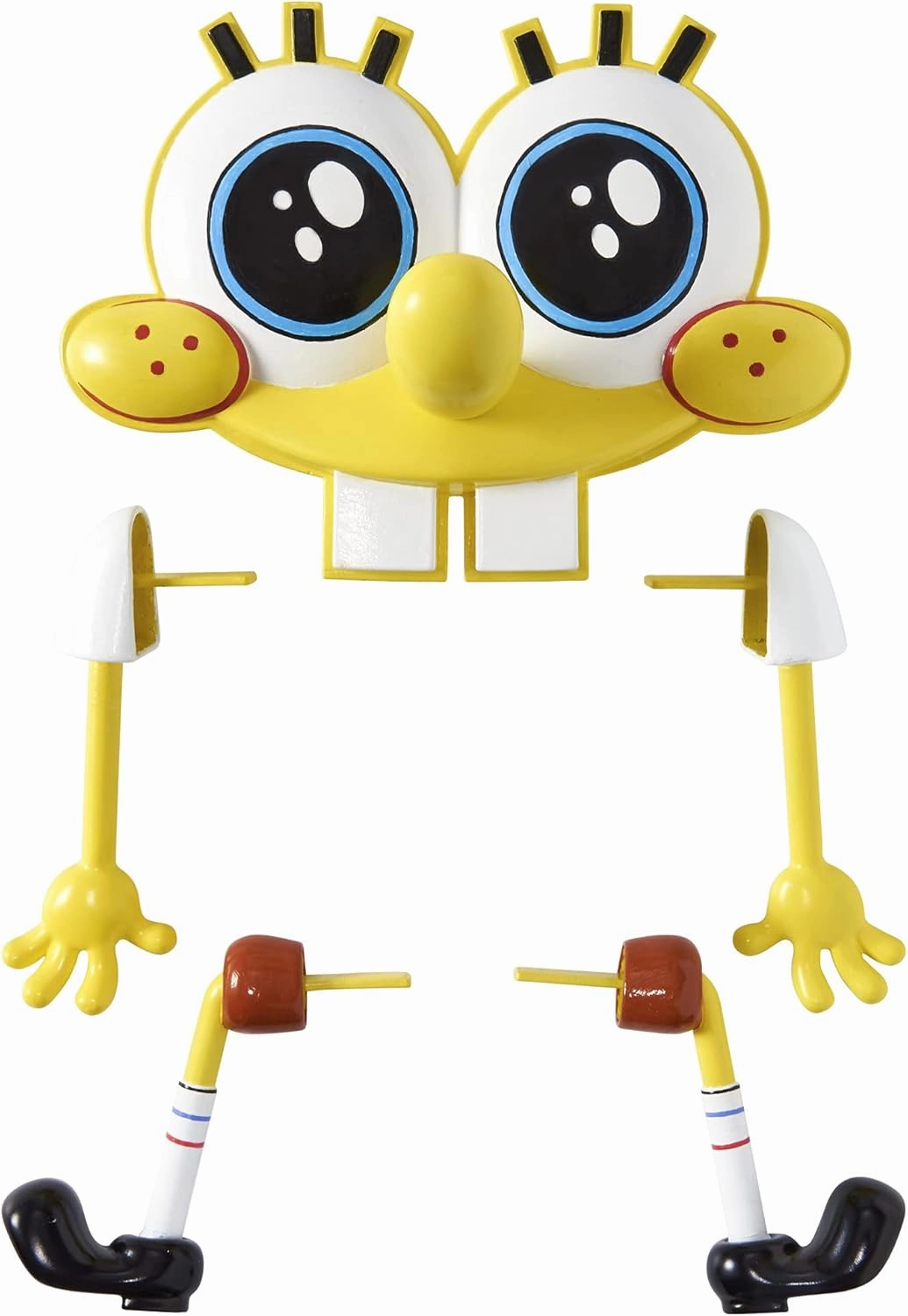 DecoSet® SpongeBob SquarePants™ Creations Cake Topper, 5-Piece Birthday Party Set with Eye-Popping Face and 2 Arms and 2 Legs