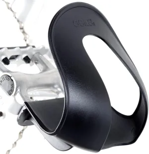 Delta Cycle Foot Fenders Bicycle Toe Clips and HexAir Racing Peloton Seat Cushion Bundle