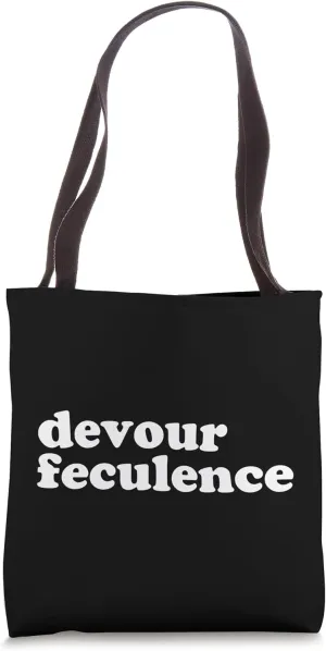 Devour Feculence – Obscure & Funny Latin-Inspired Humor Tote Bag