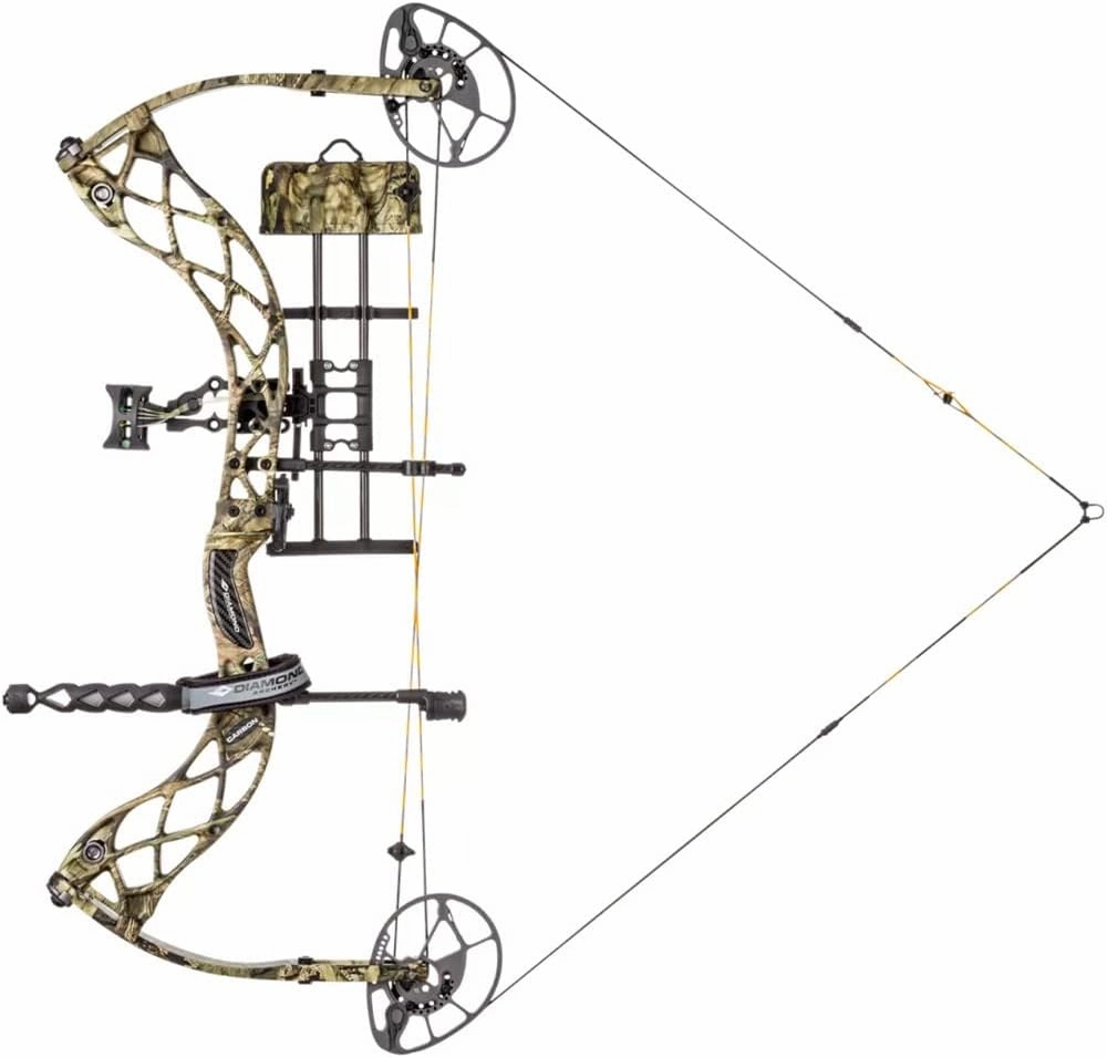 DIAMOND ARCHERY Deploy SB Fully Adjustable Equipped Durable Compound Bow with R.A.K. Packag