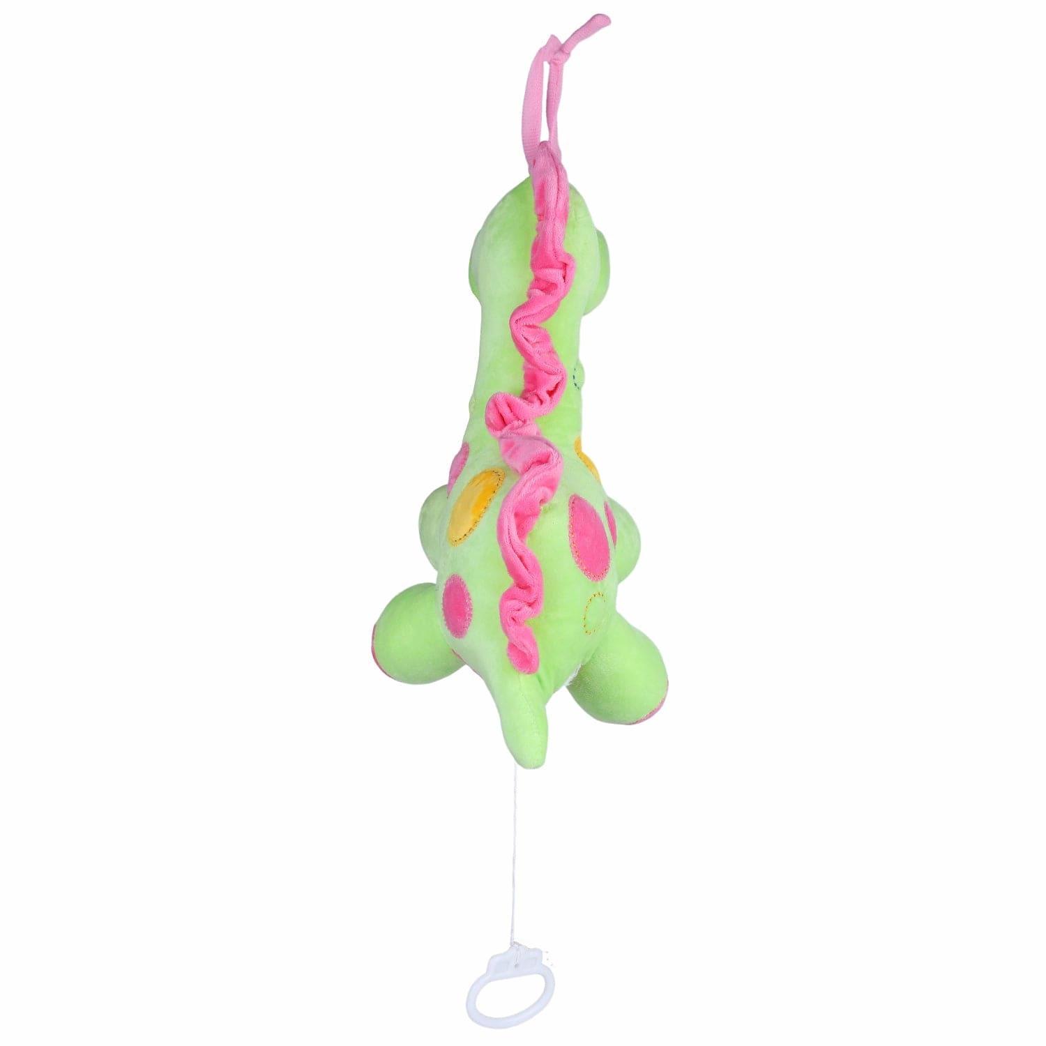 Dinosaur Bed Hanging Musical Pulling Toy - Green