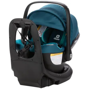 Diono LiteClik30 XT SafePlus Infant Car Seat and Base, Rear-Facing for Infants 4-30lbs, SafePlus Engineering, with Infant Insert, UPF 50  Sunshade (Blue Razz Ice)