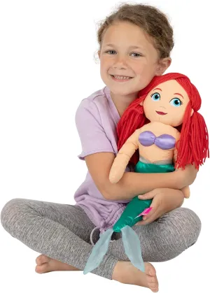 Disney Princess Ariel Kids Bedding Super Soft Plush Cuddle Pillow Buddy, "Official" Disney Product By Franco, 1 Count (Pack of 1)
