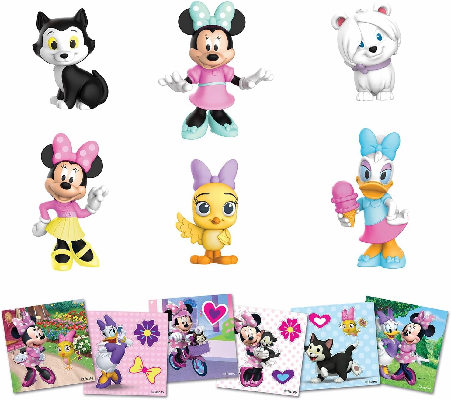 Disney Junior Minnie Mouse 6-Pack Surprise Eggs, Includes Characters and Stickers, Easter Gifts and Basket Stuffers, Kids Toys for Ages 3 Up by Just Play