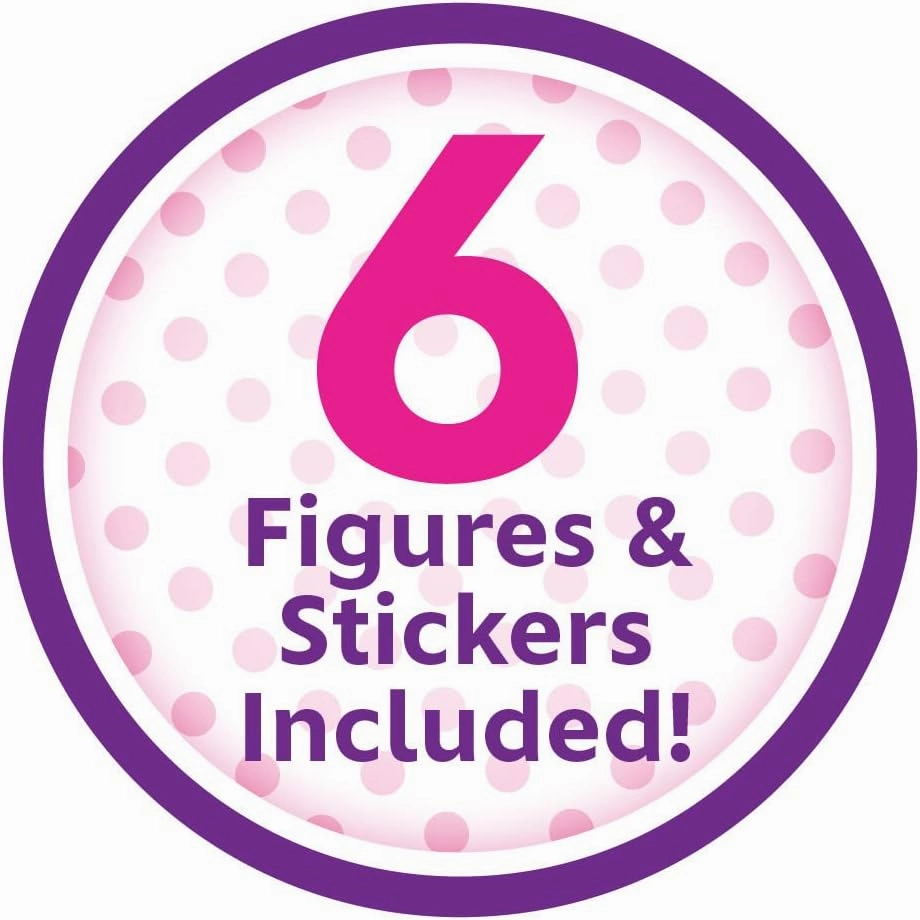 Disney Junior Minnie Mouse 6-Pack Surprise Eggs, Includes Characters and Stickers, Easter Gifts and Basket Stuffers, Kids Toys for Ages 3 Up by Just Play